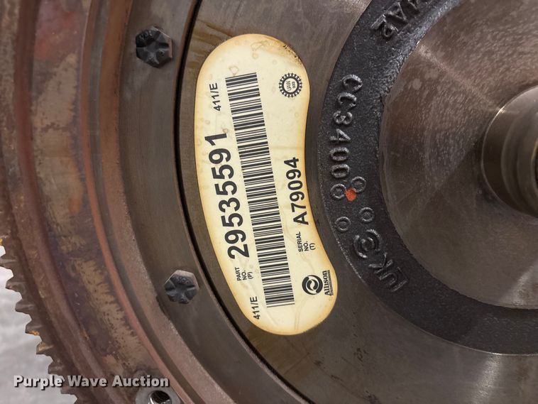 image for item EI5857 Allison 12A24 transmission