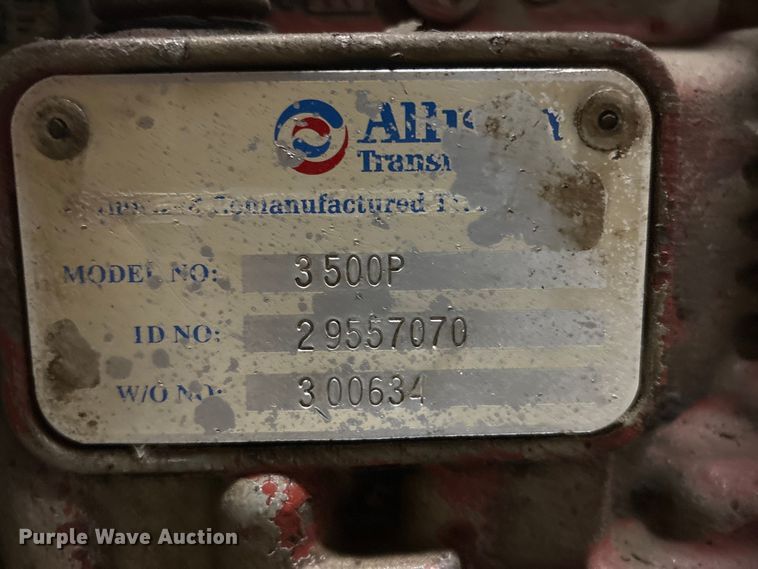 image for item EI5858 Allison 3500P transmission