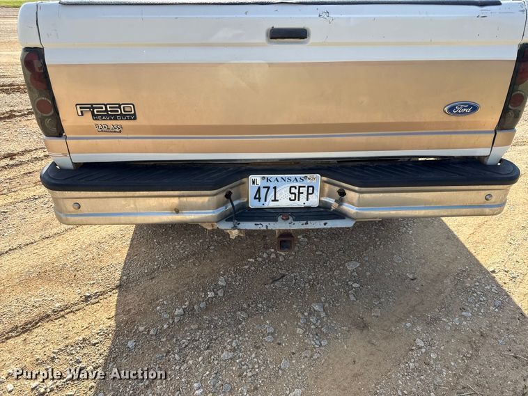 image for item EN0312 1997 Ford F250 Ext. Cab pickup truck