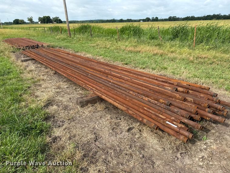 (50) pieces of 2 3/8 oil field pipe