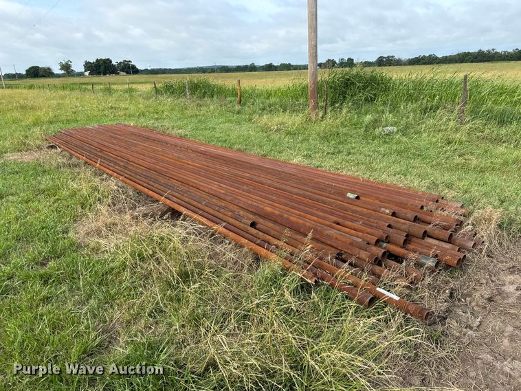 (50) pieces of 2 3/8 oil field pipe