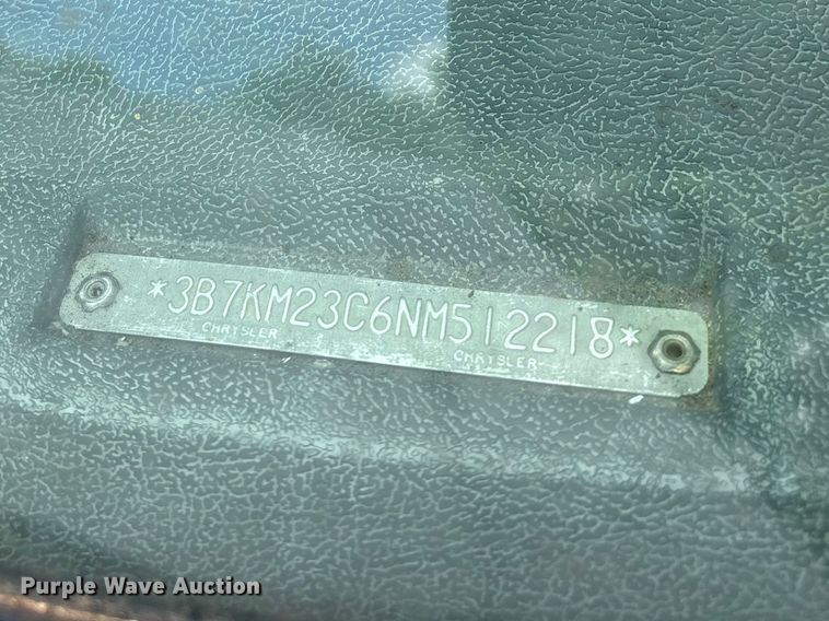 image for item EO4317 1992 Dodge Power Ram 250 Club Cab pickup truck
