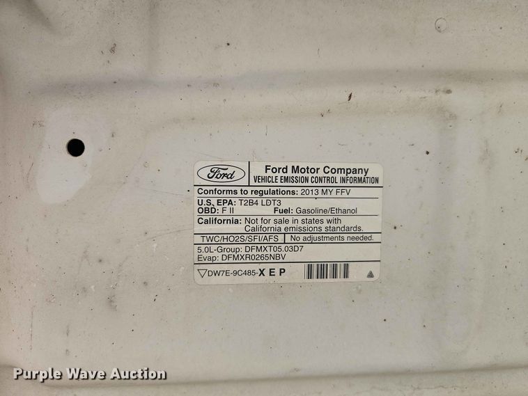image for item EO7383 2013 Ford F150 pickup truck