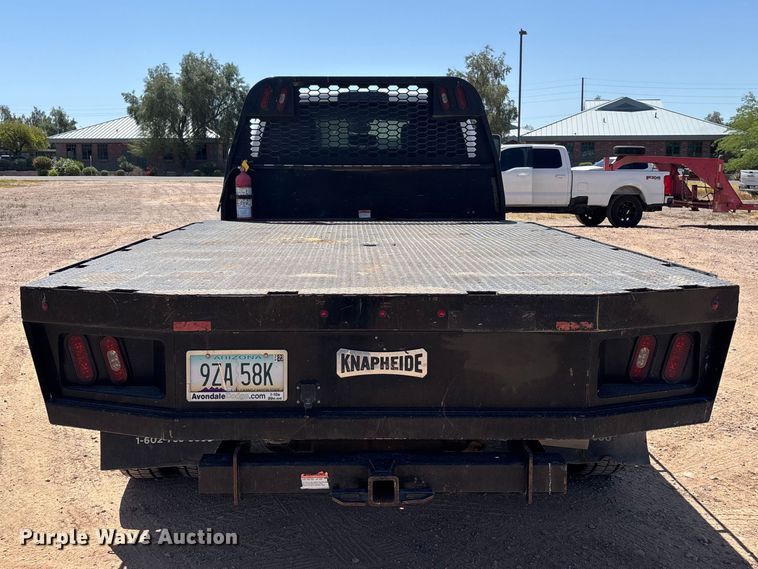 image for item ER7546 2022 RAM 4500 Crew Cab flatbed truck