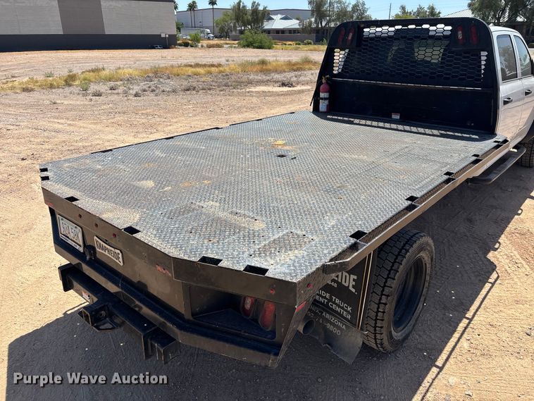 image for item ER7546 2022 RAM 4500 Crew Cab flatbed truck
