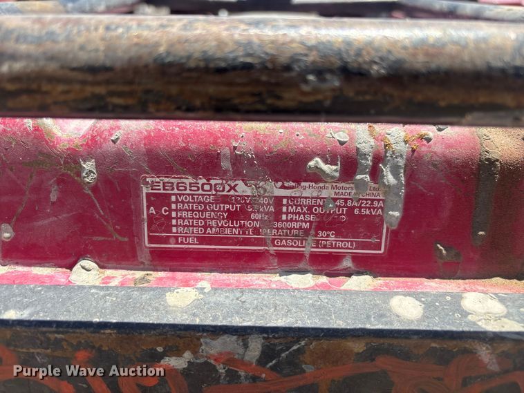 image for item ER7608 (6) Honda EB6500X generators