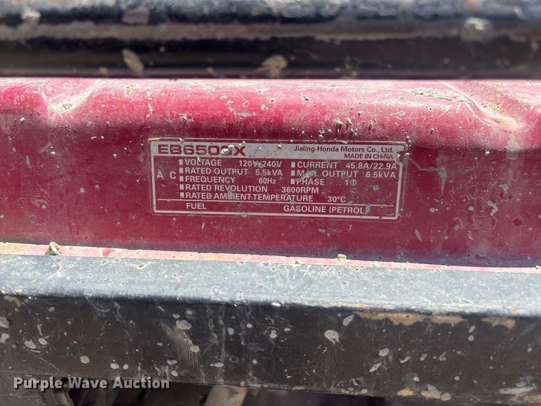 image for item ER7608 (6) Honda EB6500X generators