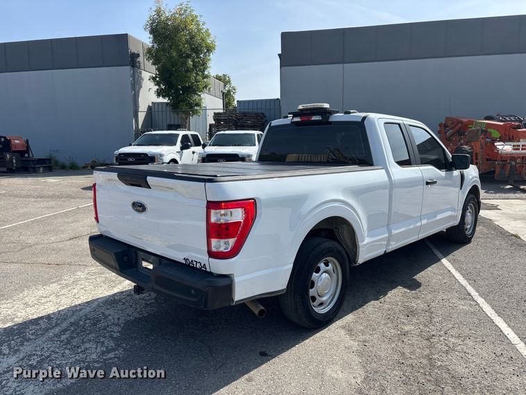 image for item ER7645 2021 Ford F150 Ext. Cab pickup truck