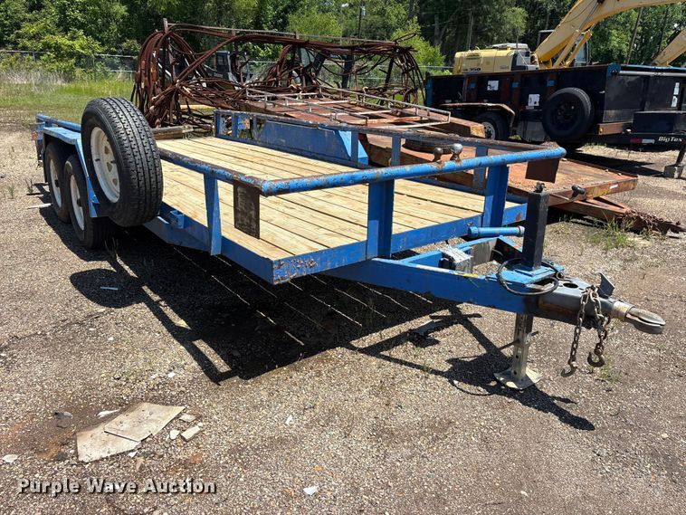 image for item ET2073 2016 Shop built equipment trailer