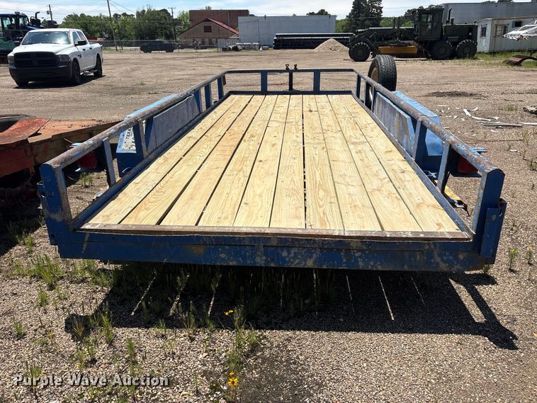 image for item ET2073 2016 Shop built equipment trailer