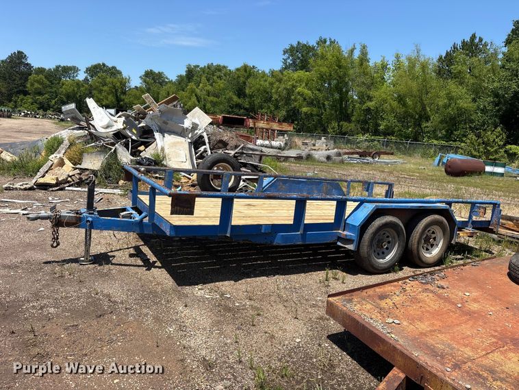 image for item ET2073 2016 Shop built equipment trailer