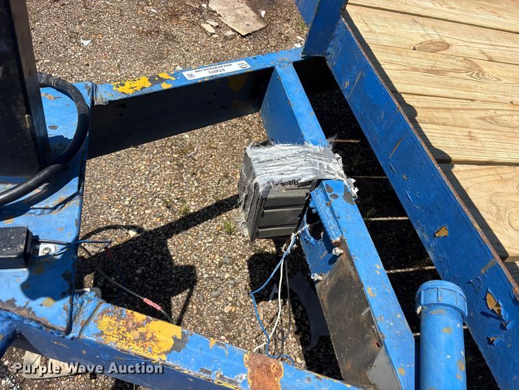image for item ET2073 2016 Shop built equipment trailer