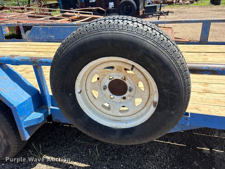 image for item ET2073 2016 Shop built equipment trailer