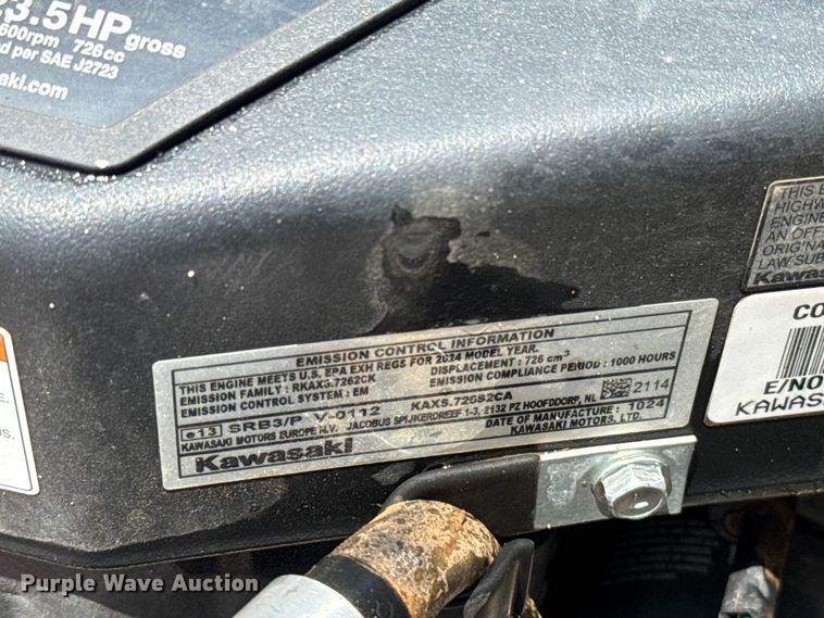 image for item ET6240 2025 Bobcat ZT3500 ZTR lawn mower
