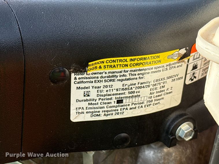 image for item ET6279 Ariens A175G42 lawn mower