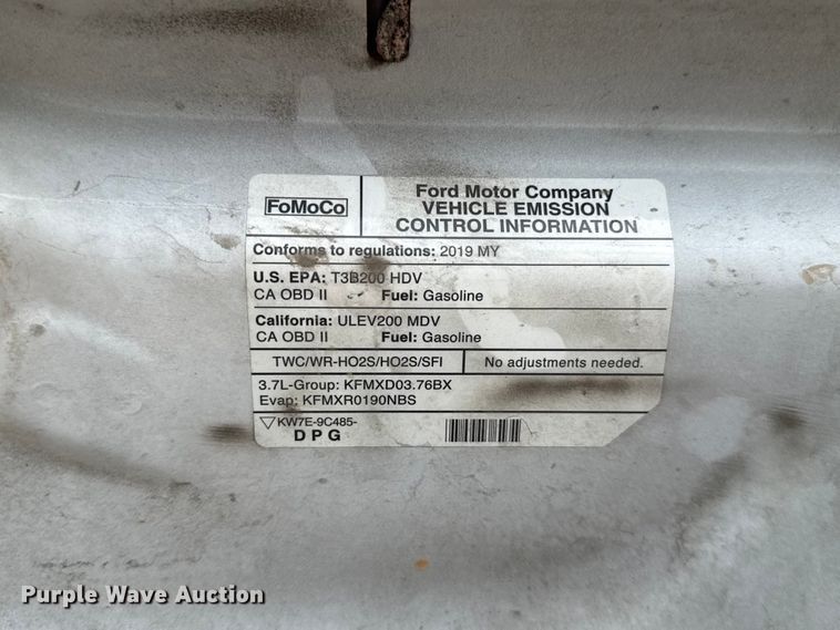 image for item ET6289 2019 Ford Transit  van