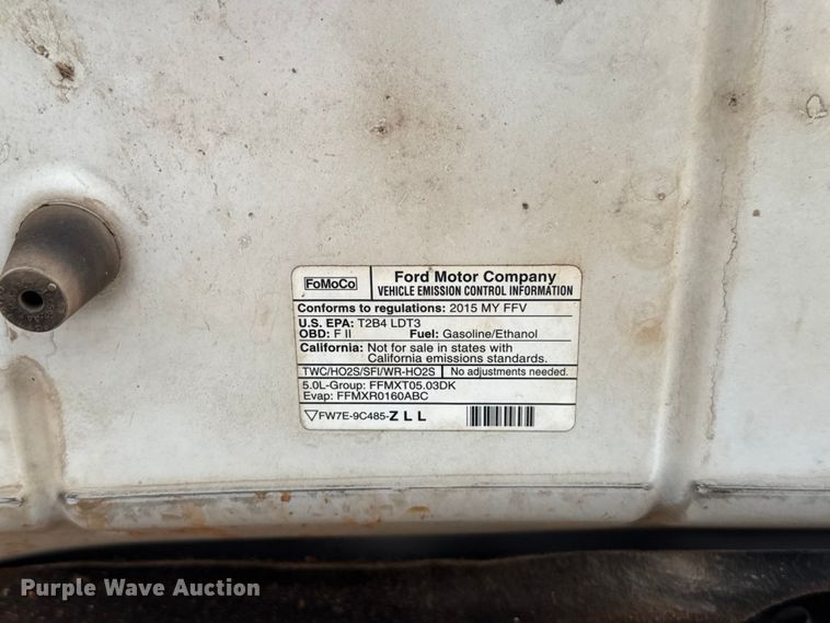image for item ET6302 2015 Ford F150 Ext. Cab pickup truck