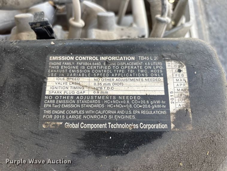 image for item EU0666 2015 Nissan PF100YLP forklift