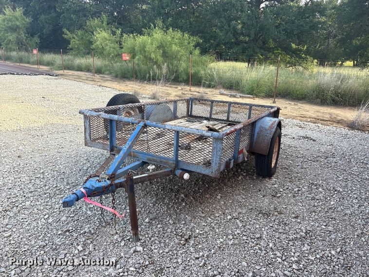 image for item EU5680 Shop Built  utility trailer