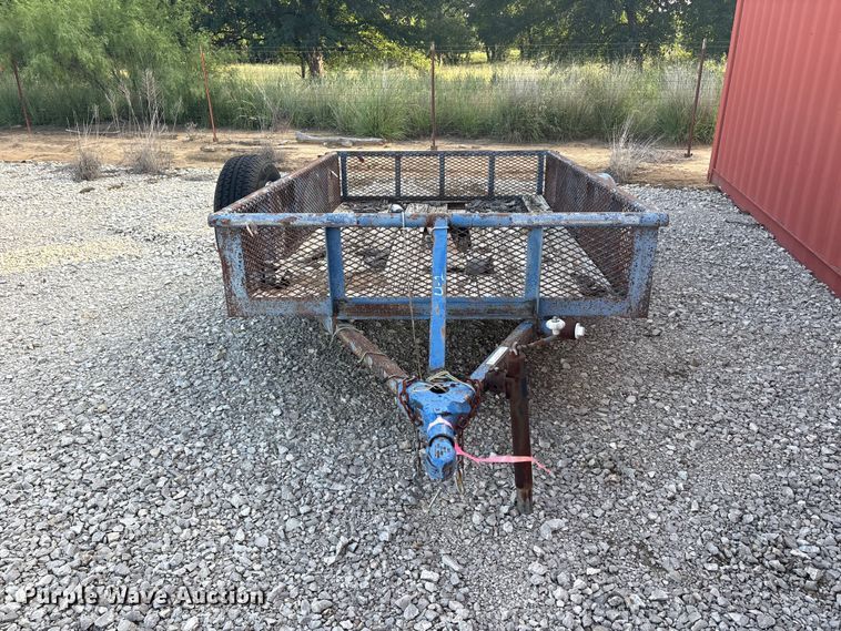 image for item EU5680 Shop Built  utility trailer