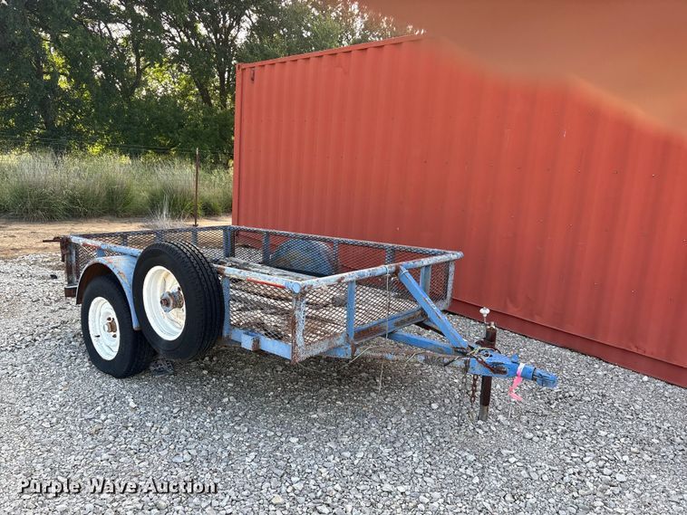 image for item EU5680 Shop Built  utility trailer