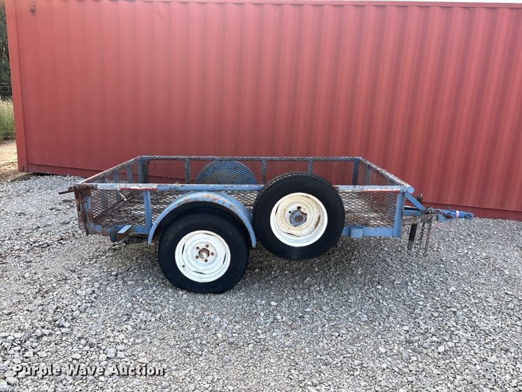 image for item EU5680 Shop Built  utility trailer