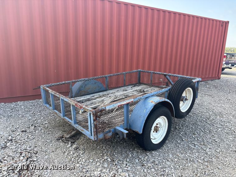 image for item EU5680 Shop Built  utility trailer