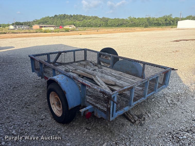 image for item EU5680 Shop Built  utility trailer