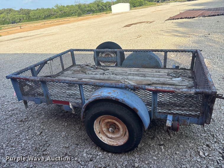 image for item EU5680 Shop Built  utility trailer