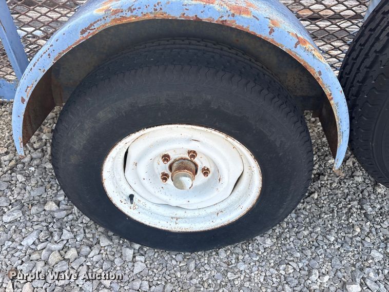 image for item EU5680 Shop Built  utility trailer