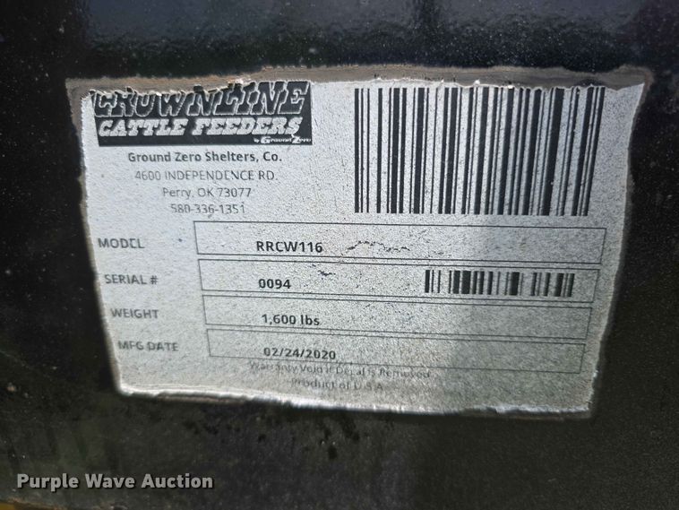image for item EV2111 Crownline RRCW116 flatbed