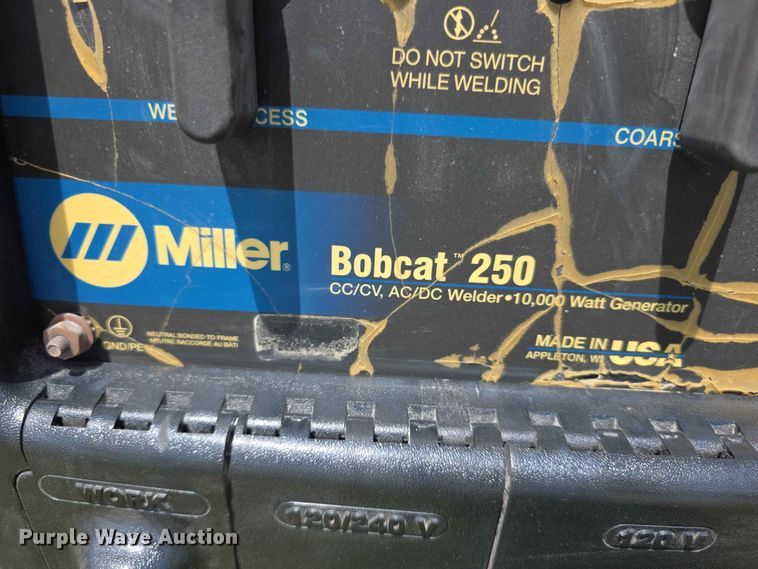 image for item EV2237 Miller Bobcat 250 welder/generator