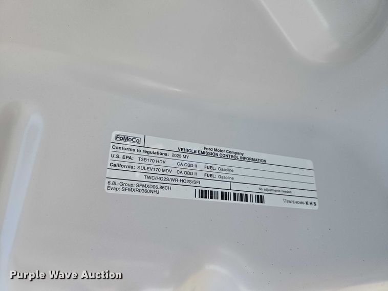 image for item EW0141 2023 Ford F350 Super Duty pickup truck cab and chassis