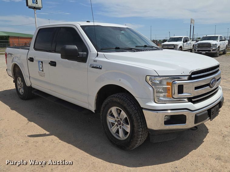 image for item EW0164 2018 Ford F150 XLT Crew Cab pickup truck