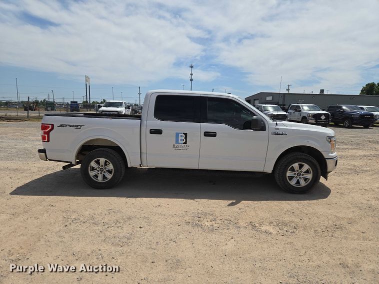 image for item EW0164 2018 Ford F150 XLT Crew Cab pickup truck