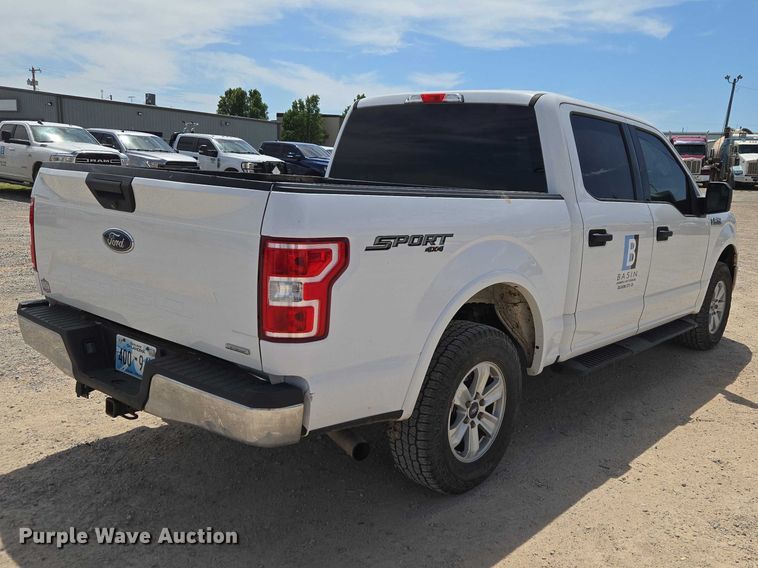 image for item EW0164 2018 Ford F150 XLT Crew Cab pickup truck