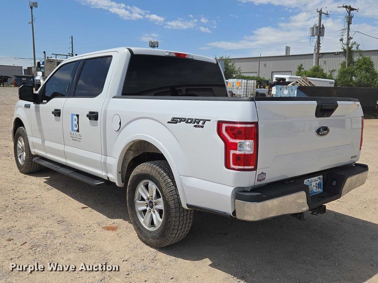 image for item EW0164 2018 Ford F150 XLT Crew Cab pickup truck