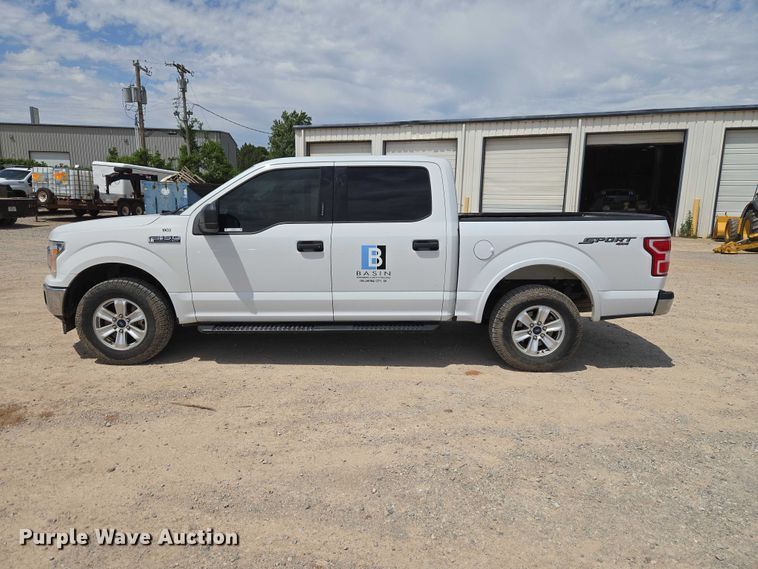 image for item EW0164 2018 Ford F150 XLT Crew Cab pickup truck