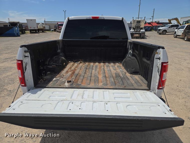 image for item EW0164 2018 Ford F150 XLT Crew Cab pickup truck