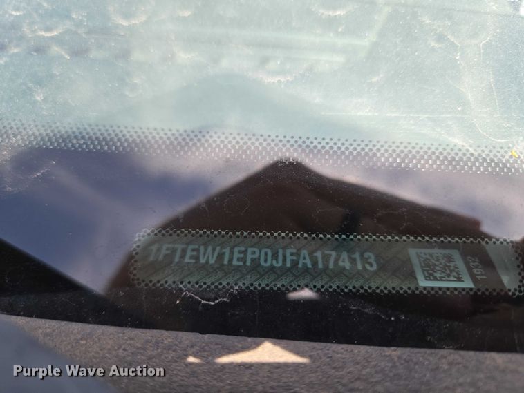image for item EW0164 2018 Ford F150 XLT Crew Cab pickup truck