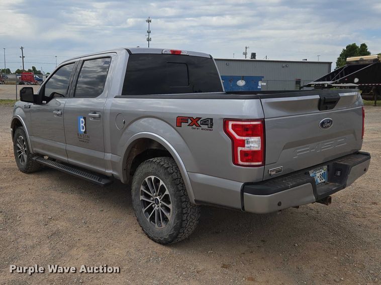 image for item EW0165 2020 Ford F150 XLT Crew Cab pickup truck