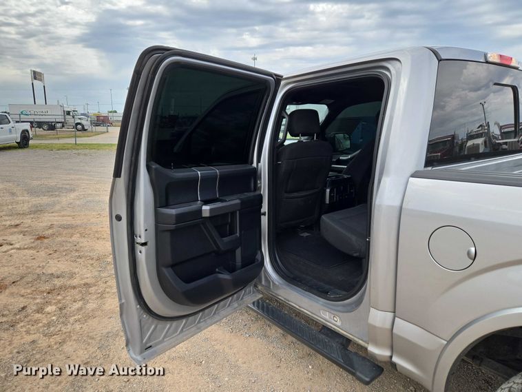 image for item EW0165 2020 Ford F150 XLT Crew Cab pickup truck