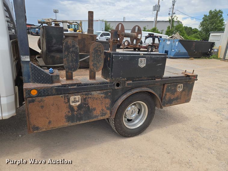 image for item EW0170 2021 Ford F350 Super Duty XL Crew Cab flatbed pickup truck