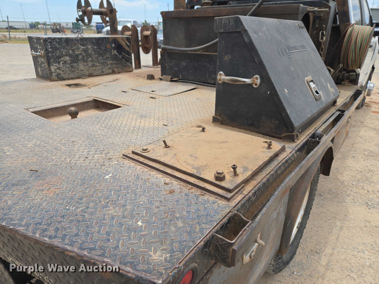 image for item EW0170 2021 Ford F350 Super Duty XL Crew Cab flatbed pickup truck
