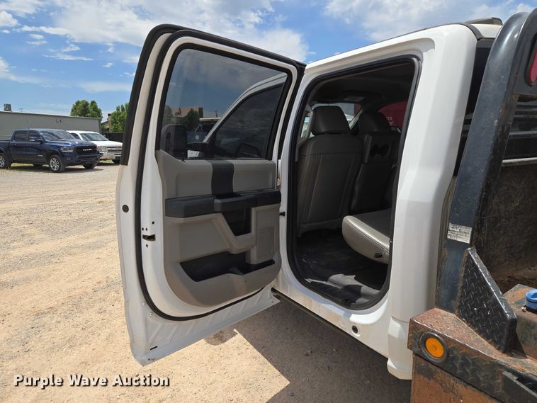 image for item EW0170 2021 Ford F350 Super Duty XL Crew Cab flatbed pickup truck
