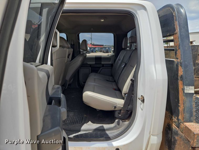 image for item EW0170 2021 Ford F350 Super Duty XL Crew Cab flatbed pickup truck