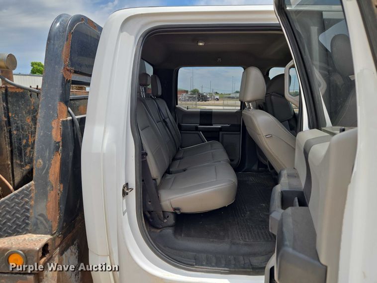 image for item EW0170 2021 Ford F350 Super Duty XL Crew Cab flatbed pickup truck