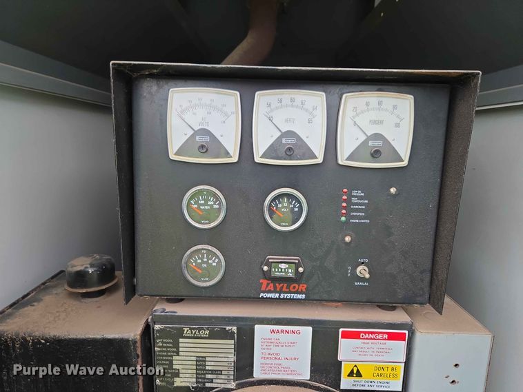 image for item EW0284 Taylor Power Systems T030 generator