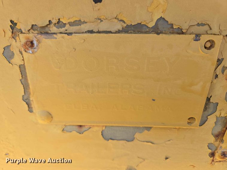 image for item EW0290 1951 Dorsey Low bed equipment trailer