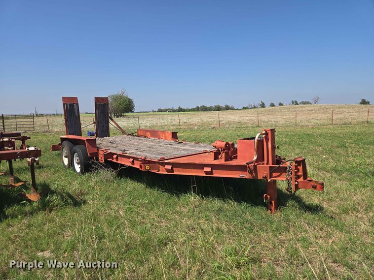 image for item EW0294 Shop Built equipment trailer